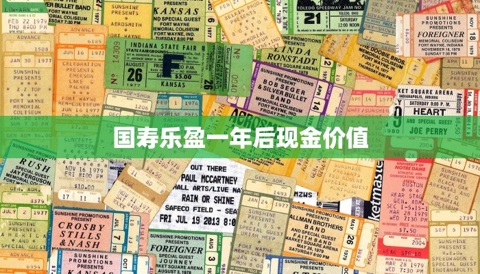 国寿乐盈一年后现金价值