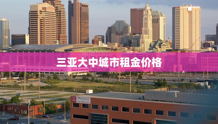 三亚大中城市租金价格