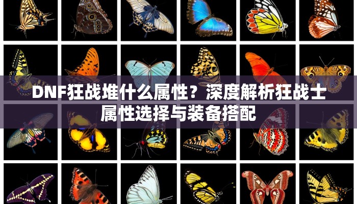 DNF狂战堆什么属性？深度解析狂战士属性选择与装备搭配