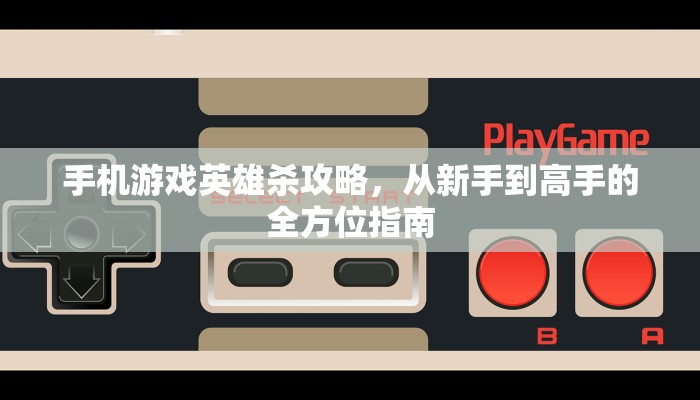 手机游戏英雄杀攻略，从新手到高手的全方位指南