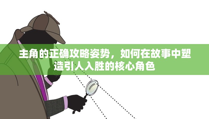 主角的正确攻略姿势，如何在故事中塑造引人入胜的核心角色