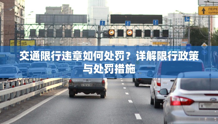 交通限行违章如何处罚？详解限行政策与处罚措施