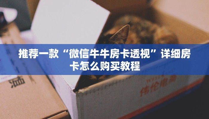推荐一款“微信牛牛房卡透视”详细房卡怎么购买教程